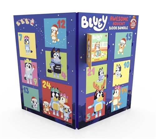 Bluey: Awesome Advent Calendar Book Bundle | Soarkidz